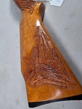 9362Marlin Model 60, Micro Groove Barrel, 22 LR, Custom engraved stock, Semi Auto, 21 “barrel, 13.5 LOP. More pictures at DawsonsDoubles Dot COM - 16 of 16