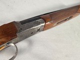 9365Ithaca trap model, 12 gauge, 2 3/4 chamber, vent rib, gold trigger, engraved, pistol grip, butt pad, 34” barrel, 14 1/4 LOP, ful choke single sh - Image 14 of 16