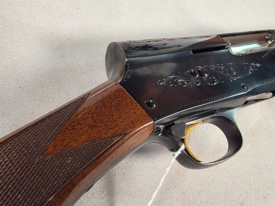 9364 Browning A5, Belgium, 20 gauge, 3” semi-auto, IC fixed choke, pistol grip, 25” barrel, 14 1/4 LOP, Butt Pad, gold trigger, vent rib,More pictur - Image 24 of 25