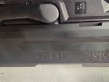 9345H&K 45C, 45 auto, 10 capacity Mag, green high viz sight, rail on bottom for light or Laser, threaded barrel, 4.5 barrel,More pictures at Daws - Image 5 of 18