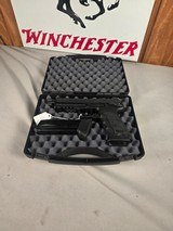 9346H &K 45, 45 auto, 5.5 barrel, 10 round mag, green high viz sight, rail on bottom for light or laser, in plastic box, More pictures at DawsonsDou