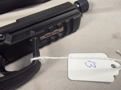 9346H &K 45, 45 auto, 5.5 barrel, 10 round mag, green high viz sight, rail on bottom for light or laser, in plastic box, More pictures at DawsonsDou - Image 13 of 13