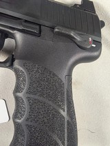 9346H &K 45, 45 auto, 5.5 barrel, 10 round mag, green high viz sight, rail on bottom for light or laser, in plastic box, More pictures at DawsonsDou - Image 2 of 13