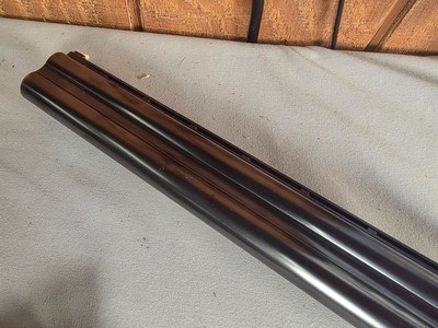 9366 Miroku Model 850, 12 Gauge over and under, Full/Full, Pistol grip, vent rib, 14 LOP, but pad, case color, engraving, gold trigger, 30” barrels, M - Image 5 of 25