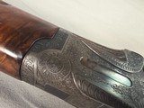 9366 Miroku Model 850, 12 Gauge over and under, Full/Full, Pistol grip, vent rib, 14 LOP, but pad, case color, engraving, gold trigger, 30” barrels, M - Image 14 of 25