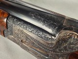 9366 Miroku Model 850, 12 Gauge over and under, Full/Full, Pistol grip, vent rib, 14 LOP, but pad, case color, engraving, gold trigger, 30” barrels, M - Image 8 of 25