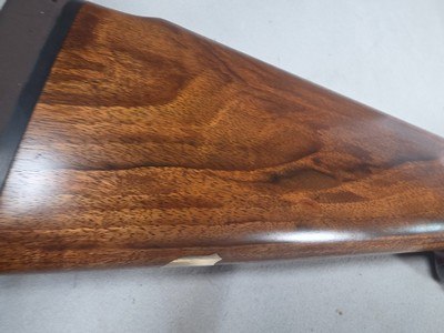9366 Miroku Model 850, 12 Gauge over and under, Full/Full, Pistol grip, vent rib, 14 LOP, but pad, case color, engraving, gold trigger, 30” barrels, M - Image 25 of 25