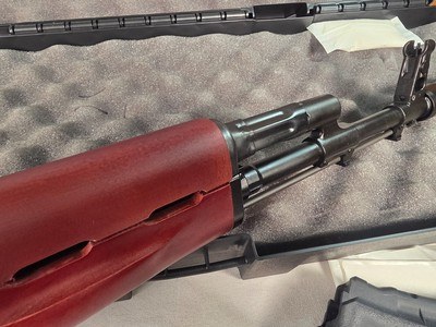9371Kalashnikov KR-103, 7.62x39, 18” barrel, muzzle break adjustable sight, Wood stock and forearm,one mag and case. Has paperwork as well. More - Image 2 of 25