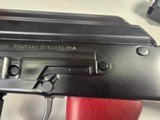 9371Kalashnikov KR-103, 7.62x39, 18” barrel, muzzle break adjustable sight, Wood stock and forearm,one mag and case. Has paperwork as well. More - Image 7 of 25