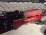 9371Kalashnikov KR-103, 7.62x39, 18” barrel, muzzle break adjustable sight, Wood stock and forearm,one mag and case. Has paperwork as well. More - Image 18 of 25