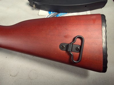 9371Kalashnikov KR-103, 7.62x39, 18” barrel, muzzle break adjustable sight, Wood stock and forearm,one mag and case. Has paperwork as well. More - Image 4 of 25