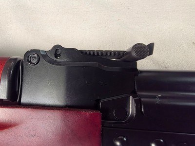 9371Kalashnikov KR-103, 7.62x39, 18” barrel, muzzle break adjustable sight, Wood stock and forearm,one mag and case. Has paperwork as well. More - Image 10 of 25