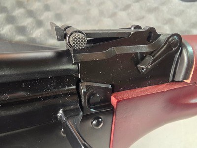 9371Kalashnikov KR-103, 7.62x39, 18” barrel, muzzle break adjustable sight, Wood stock and forearm,one mag and case. Has paperwork as well. More - Image 19 of 25