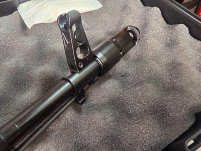 9371Kalashnikov KR-103, 7.62x39, 18” barrel, muzzle break adjustable sight, Wood stock and forearm,one mag and case. Has paperwork as well. More - Image 16 of 25