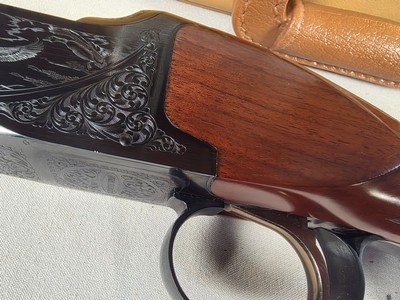9370Winchester 101 Waterfowler, 12 Gauge, 32 “ Barrel, engraved ducks and geese, screw in chokes (XF, F), Vent rib, Winchester Pad, pistol grip, 14 - Image 8 of 25