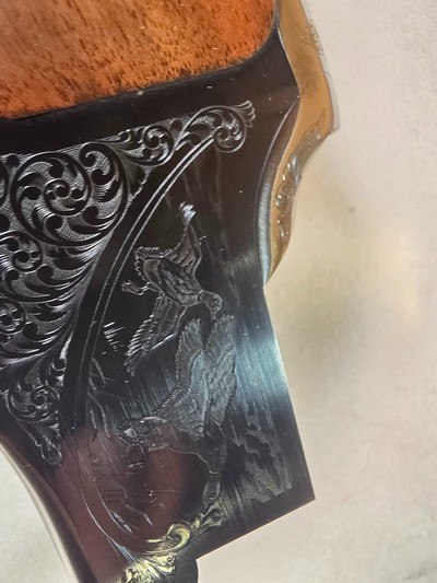9370Winchester 101 Waterfowler, 12 Gauge, 32 “ Barrel, engraved ducks and geese, screw in chokes (XF, F), Vent rib, Winchester Pad, pistol grip, 14 - Image 13 of 25