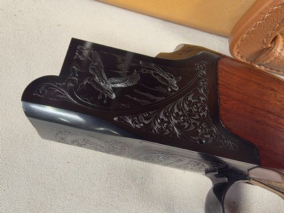 9370Winchester 101 Waterfowler, 12 Gauge, 32 “ Barrel, engraved ducks and geese, screw in chokes (XF, F), Vent rib, Winchester Pad, pistol grip, 14 - Image 9 of 25