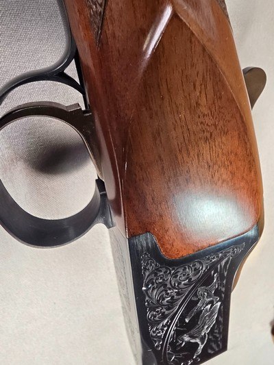 9370Winchester 101 Waterfowler, 12 Gauge, 32 “ Barrel, engraved ducks and geese, screw in chokes (XF, F), Vent rib, Winchester Pad, pistol grip, 14 - Image 14 of 25