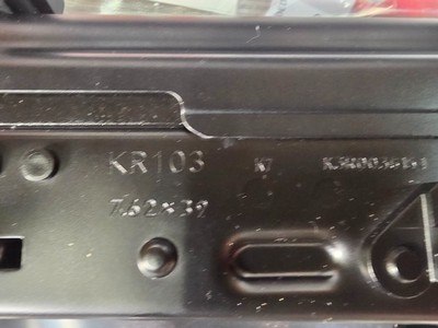 9368Kalashnikov KR 103, 7.62x39, Folding wood stock, 18” barrel, Muzzle break, adjustable sight, 4 mags, paperwork, 12 3/4 LOP, plastic case, More p - Image 12 of 25
