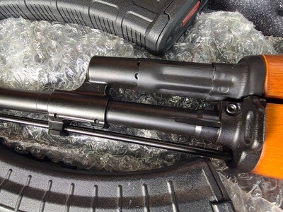 9368Kalashnikov KR 103, 7.62x39, Folding wood stock, 18” barrel, Muzzle break, adjustable sight, 4 mags, paperwork, 12 3/4 LOP, plastic case, More p - Image 15 of 25
