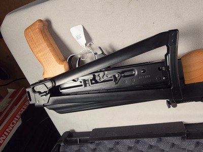 9367Kalashnikov KR 103, 7.62x39, folding stock, wood grip and fore arm, adjustable sight, muzzle break, 3 mags, 18” barrel, 12 1/2 lop, case, More p - Image 4 of 22