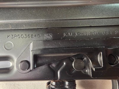 9367Kalashnikov KR 103, 7.62x39, folding stock, wood grip and fore arm, adjustable sight, muzzle break, 3 mags, 18” barrel, 12 1/2 lop, case, More p - Image 14 of 22