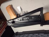 9367Kalashnikov KR 103, 7.62x39, folding stock, wood grip and fore arm, adjustable sight, muzzle break, 3 mags, 18” barrel, 12 1/2 lop, case, More p - Image 4 of 22