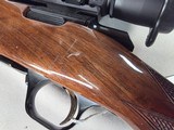 9378Browning safari, Belgium , 375 H+H, 24” barrels, custom checkered stock with cape buffalo, engraved floor plate, cheek piece,Leopold MX8 4x, - Image 6 of 25