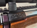 9378Browning safari, Belgium , 375 H+H, 24” barrels, custom checkered stock with cape buffalo, engraved floor plate, cheek piece,Leopold MX8 4x, - Image 21 of 25