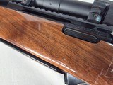 9378Browning safari, Belgium , 375 H+H, 24” barrels, custom checkered stock with cape buffalo, engraved floor plate, cheek piece,Leopold MX8 4x, - Image 7 of 25