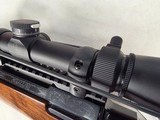 9378Browning safari, Belgium , 375 H+H, 24” barrels, custom checkered stock with cape buffalo, engraved floor plate, cheek piece,Leopold MX8 4x, - Image 15 of 25