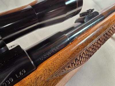 9374Browning Medallion, 7MM, 22” barrel, rosewood grip and forarm tip, muzzle brake, Leopold VX IIIHD 4.5x14x50, More pictures at DawsonsDoubles D - Image 15 of 24