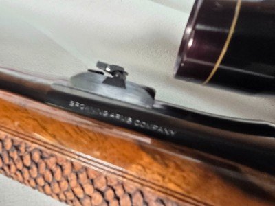 9374Browning Medallion, 7MM, 22” barrel, rosewood grip and forarm tip, muzzle brake, Leopold VX IIIHD 4.5x14x50, More pictures at DawsonsDoubles D - Image 10 of 24