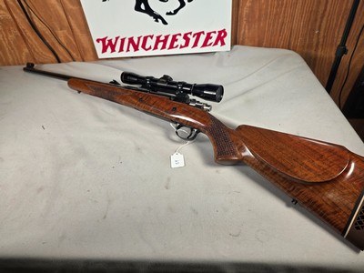 9374Browning Medallion, 7MM, 22” barrel, rosewood grip and forarm tip, muzzle brake, Leopold VX IIIHD 4.5x14x50, More pictures at DawsonsDoubles D - Image 1 of 24