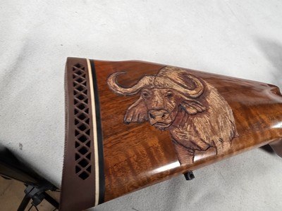 9374Browning Medallion, 7MM, 22” barrel, rosewood grip and forarm tip, muzzle brake, Leopold VX IIIHD 4.5x14x50, More pictures at DawsonsDoubles D - Image 22 of 24