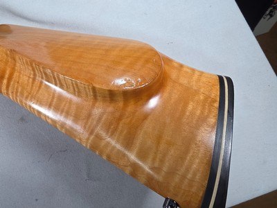 9376Remington 600, sporterized, 270 CAL, 24” barrels, bi-pod, maple stock, tiger stripe, rosewood cap, tapered barrel, light trigger, 13” LOP, Loupo - Image 7 of 25