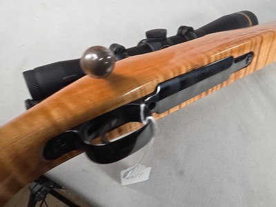 9376Remington 600, sporterized, 270 CAL, 24” barrels, bi-pod, maple stock, tiger stripe, rosewood cap, tapered barrel, light trigger, 13” LOP, Loupo - Image 23 of 25