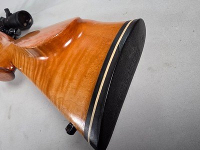 9376Remington 600, sporterized, 270 CAL, 24” barrels, bi-pod, maple stock, tiger stripe, rosewood cap, tapered barrel, light trigger, 13” LOP, Loupo - Image 6 of 25