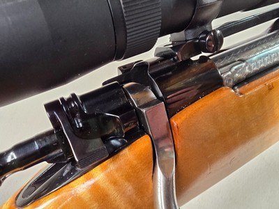 9376Remington 600, sporterized, 270 CAL, 24” barrels, bi-pod, maple stock, tiger stripe, rosewood cap, tapered barrel, light trigger, 13” LOP, Loupo - Image 25 of 25