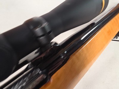 9376Remington 600, sporterized, 270 CAL, 24” barrels, bi-pod, maple stock, tiger stripe, rosewood cap, tapered barrel, light trigger, 13” LOP, Loupo - Image 3 of 25