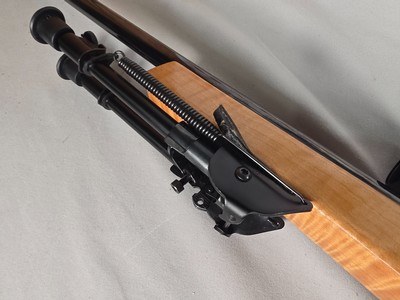 9376Remington 600, sporterized, 270 CAL, 24” barrels, bi-pod, maple stock, tiger stripe, rosewood cap, tapered barrel, light trigger, 13” LOP, Loupo - Image 14 of 25