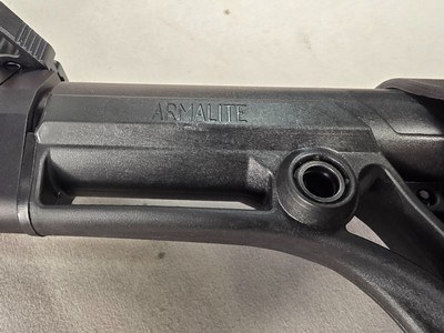 9372Armalite AR 10, 103 GN 13, 7.62x51 / .308, 22” barrel, 4 LB single trigger, Ergo wide grip, light weight MBA, adjustable butt stock, Rapter char - Image 10 of 25