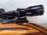 9380 Mauser Model 98 custom, 22-250, 24” barrel, bi pod, laminated stock, light trigger, custom bolt knob, cheek piece, tasco 4x16,More pictures at - Image 7 of 24