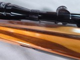 9380 Mauser Model 98 custom, 22-250, 24” barrel, bi pod, laminated stock, light trigger, custom bolt knob, cheek piece, tasco 4x16,More pictures at - Image 9 of 24