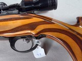 9380 Mauser Model 98 custom, 22-250, 24” barrel, bi pod, laminated stock, light trigger, custom bolt knob, cheek piece, tasco 4x16,More pictures at - Image 6 of 24