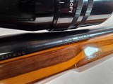 9380 Mauser Model 98 custom, 22-250, 24” barrel, bi pod, laminated stock, light trigger, custom bolt knob, cheek piece, tasco 4x16,More pictures at - Image 20 of 24
