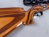 9380 Mauser Model 98 custom, 22-250, 24” barrel, bi pod, laminated stock, light trigger, custom bolt knob, cheek piece, tasco 4x16,More pictures at - Image 22 of 24