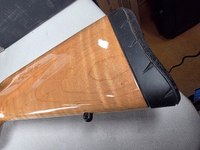 9397Browning Medallion, T-bolt, 300 Win Mag, 24” Barrels, 2 “ muzzle brake, rosewood caps, maple tiger stripped wood, AA+ stock, Leopold VX3HD 3.5x1 - Image 2 of 25