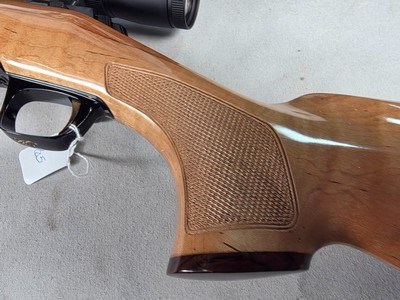9397Browning Medallion, T-bolt, 300 Win Mag, 24” Barrels, 2 “ muzzle brake, rosewood caps, maple tiger stripped wood, AA+ stock, Leopold VX3HD 3.5x1 - Image 6 of 25
