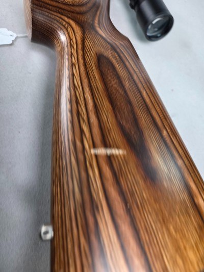 9379Savage Model 12, 22-250,laminated stock, steel barrel, ebony forend cap, 24: barrel, Whitetail 6.5x20x50 scope,More pictures at DawsonsDoubles - Image 20 of 25
